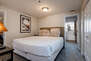 Master Bedroom with King Bed, LED TV and Private Bath