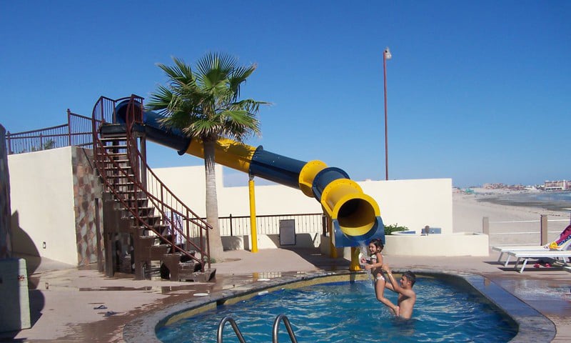 Children's Pool with a Slide.
