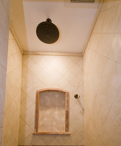 The Master Bathroom, Shower.