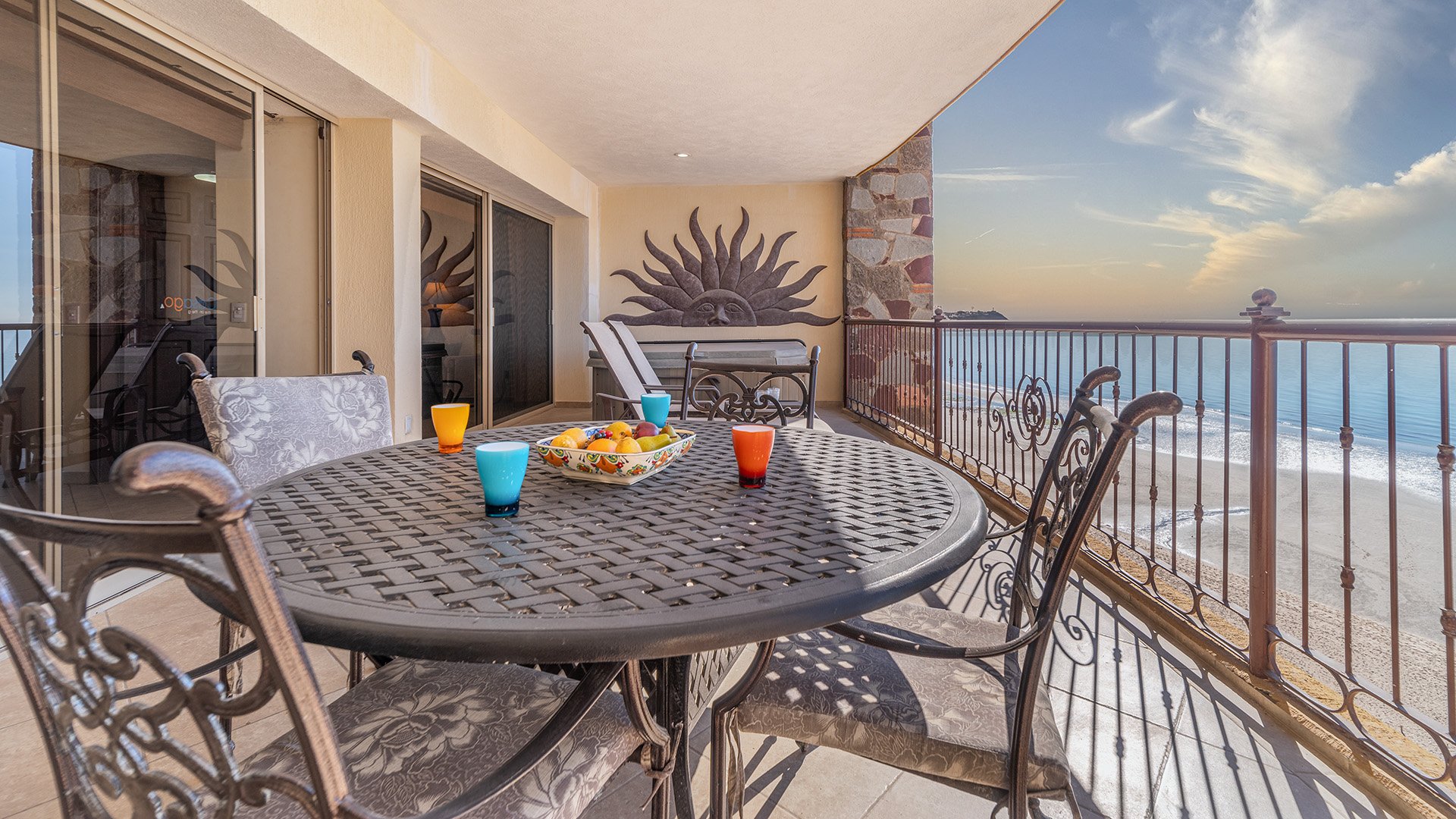 Great views from the balcony.