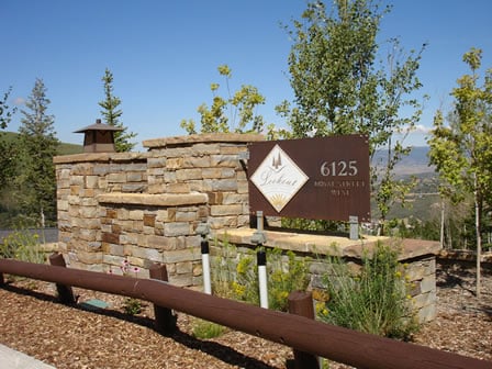 Entry to the Lookout at Deer Valley