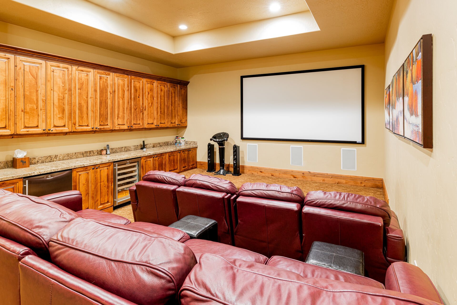 Private Theater Room (1st Level)