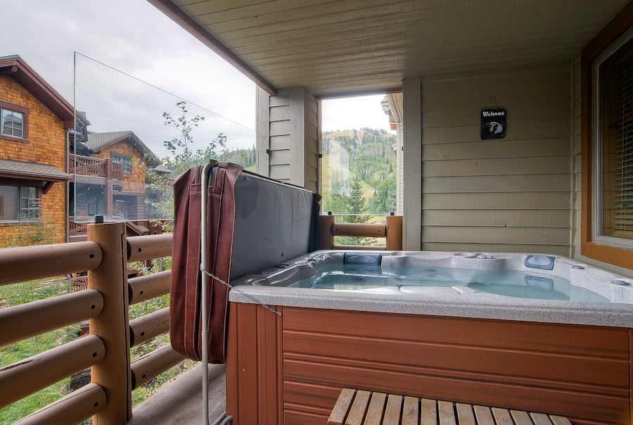 Private hot tub at Mont Cervin 304 - Deer Valley