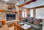 Living room with wood burning fireplace in Mont Cervin 301 - Deer Valley