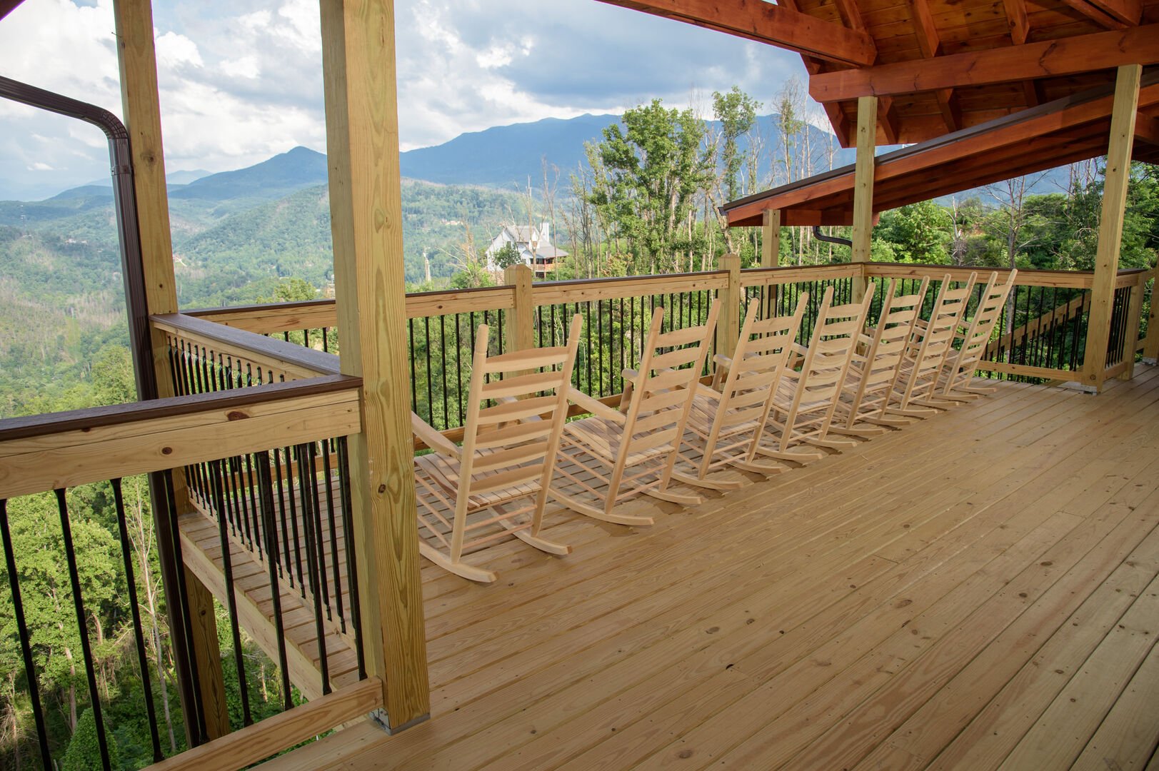 Relax with friends & loved ones while taking in the majestic Gatlinburg views