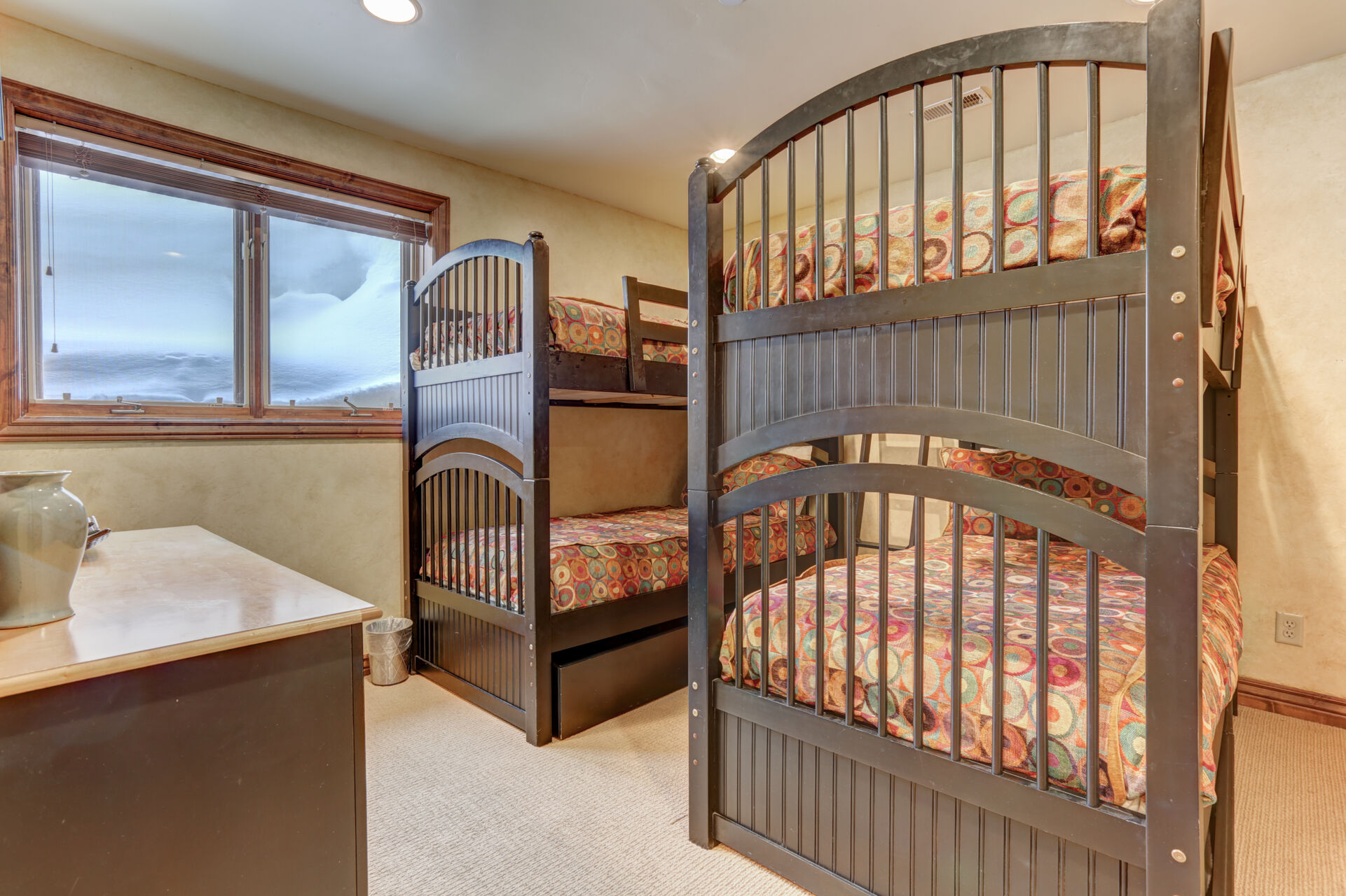 Bedroom 5 Lower Level with 2 Twin Bunks