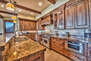 Master Chef's Kitchen with stainless steel appliances.