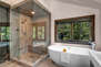 Master Bedroom Private Bath with Soaking Tub and Shower