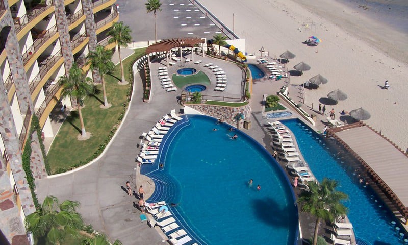View of pool area