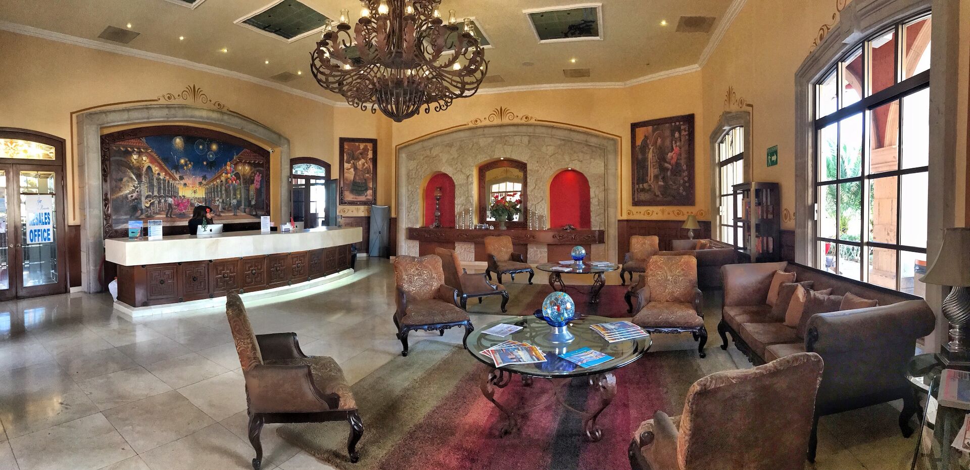 The Lobby of the Sonoran Sun Resort