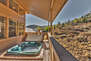 Private 6-seat Jacuzzi on back deck overlooking Deer Valley open space