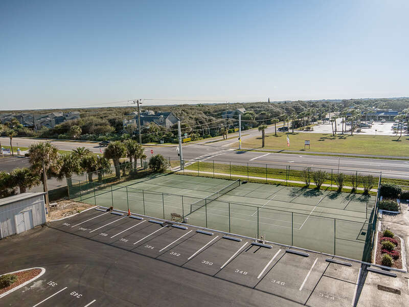 Tennis Courts at New Smyrna Beach Condo Rental