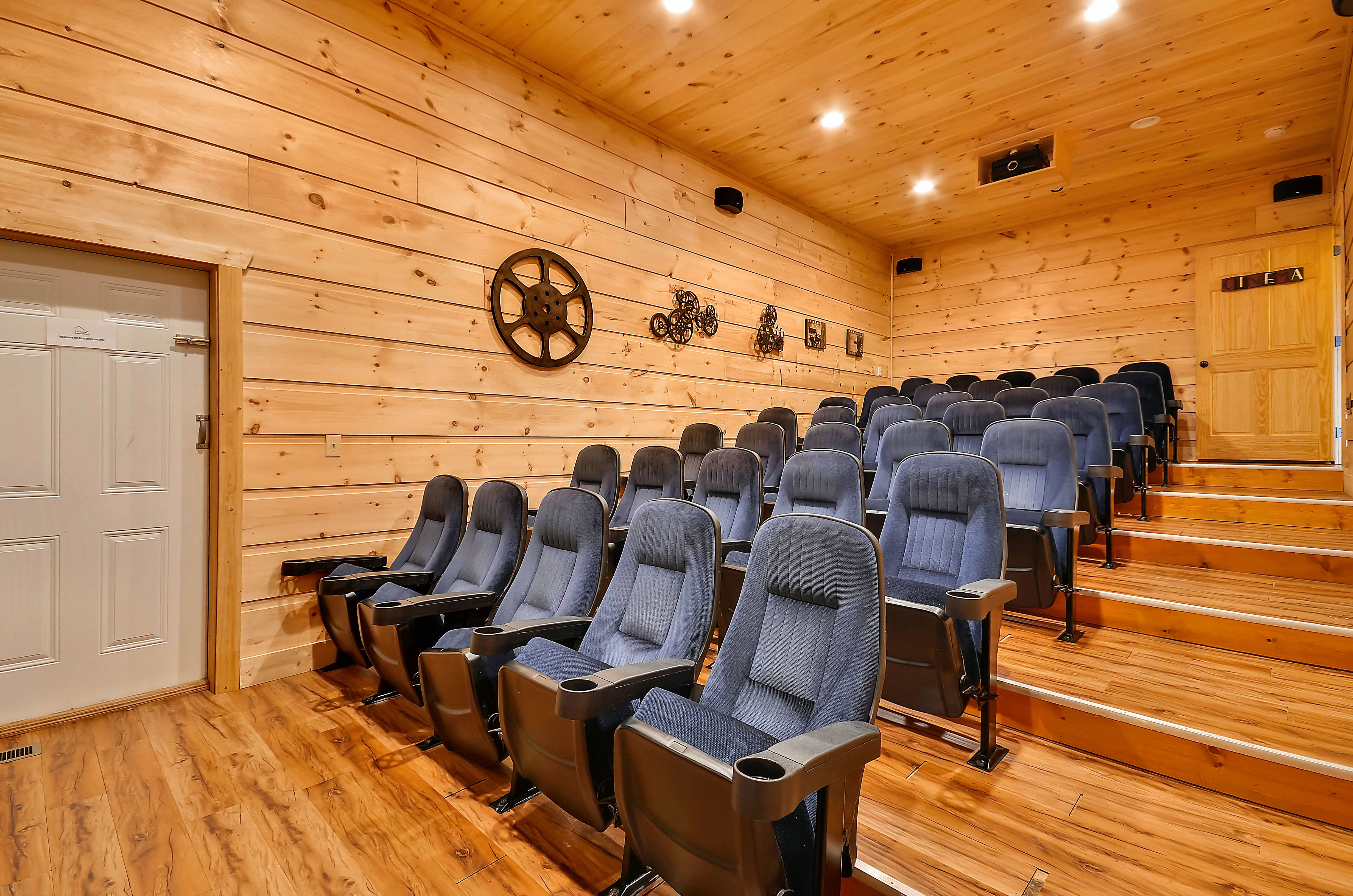Image of Movie Room in Gatlinburg Vacation Rental.