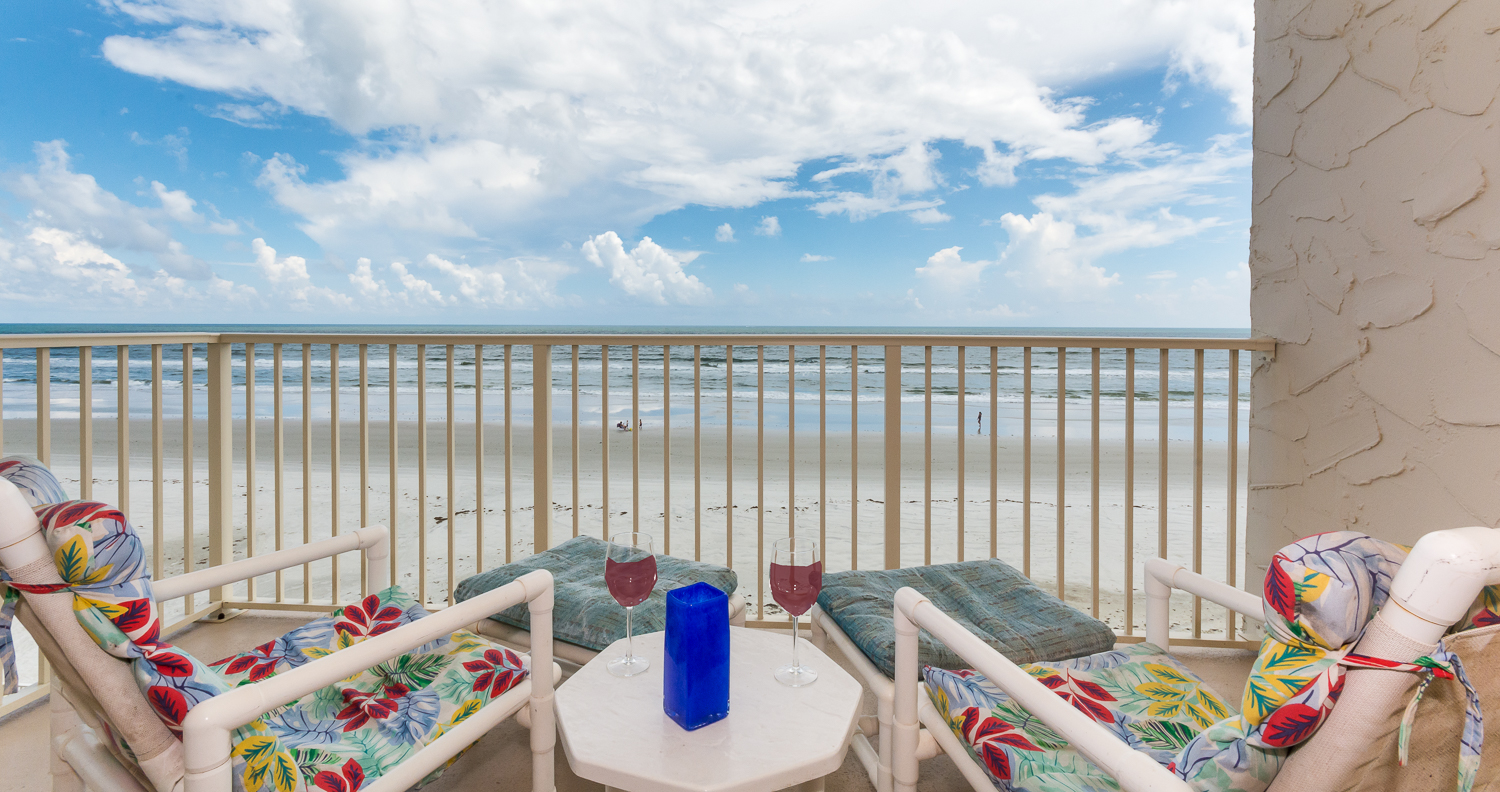 Take in the Florida sunshine from the private oceanfront balcony.