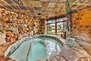 Indoor Hot Tub Room on the Lower Level and Ski Boot-Up Area with Boot Dryers