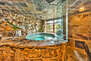 Indoor Hot Tub Room on the Lower Level and Ski Boot-Up Area with Boot Dryers