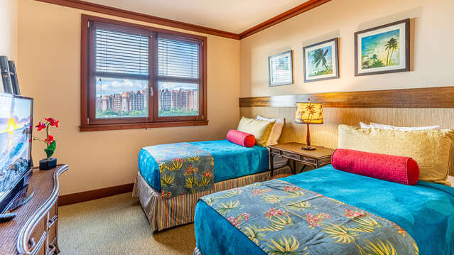 Twin Beds in the Second Bedroom can be converted to a King upon request.