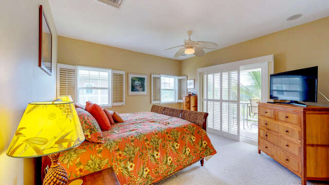 Master Suite with Private Access to Lanai.
