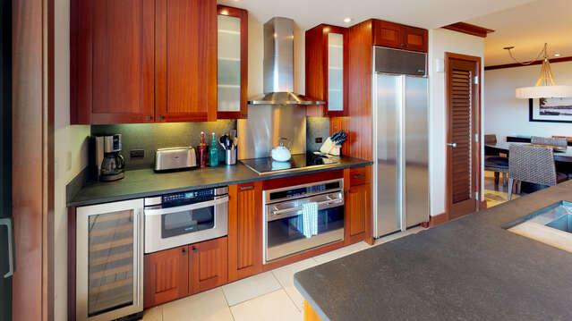 Fully Equipped Kitchen in our Oahu Vacation Rental