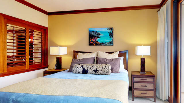 Kize Size Bed in our Oahu Vacation Rental
