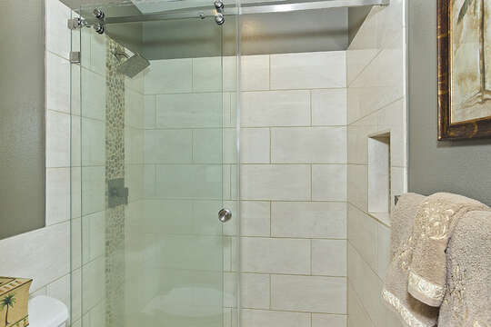 An Image of a Custom Walk-In Shower.