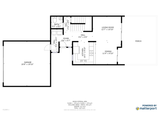 The Floor-plan of the First Floor of Our Ko Olina Condo Oahu.
