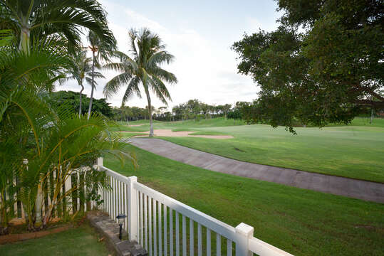Enjoy a Golf Course View During Your Getaway.