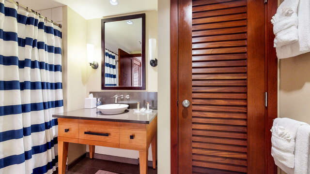 Bathroom with Shower and Sink