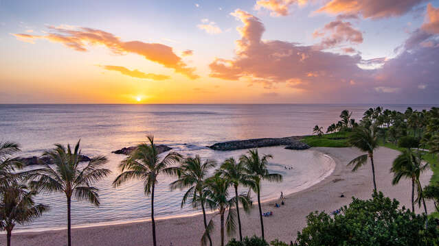 Gorgeous Sunsets from Your Lanai in our Ko Olina Condo Rental