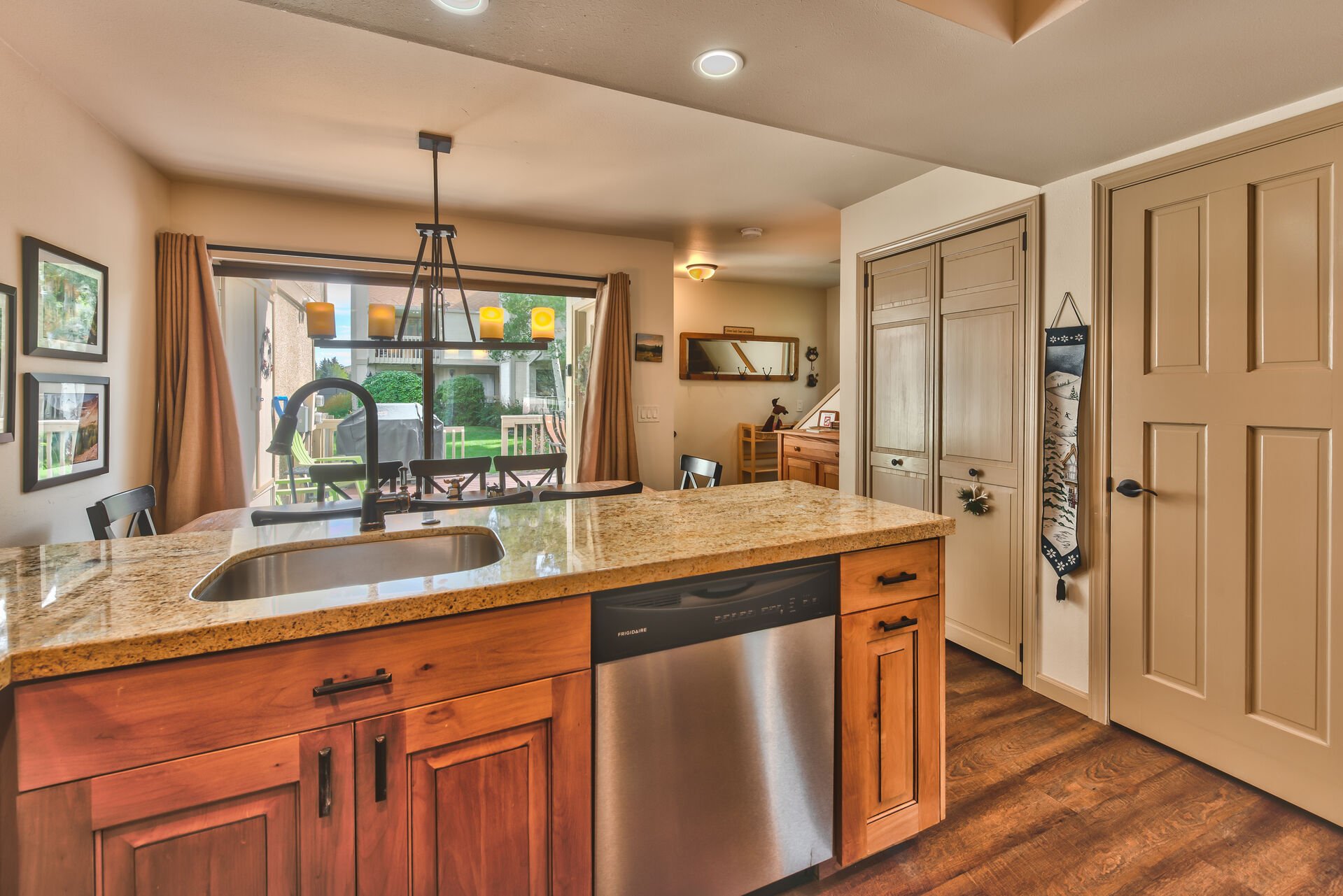 Kitchen, Dining Area and Entryway