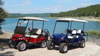 Golf Carts available for exploring the Resort