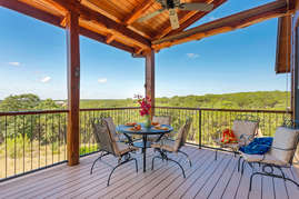 Porch with Hill Country View