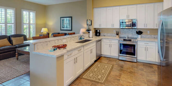 Spacious, Fully Equipped Kitchen Inside Our Ko Olina Condo.