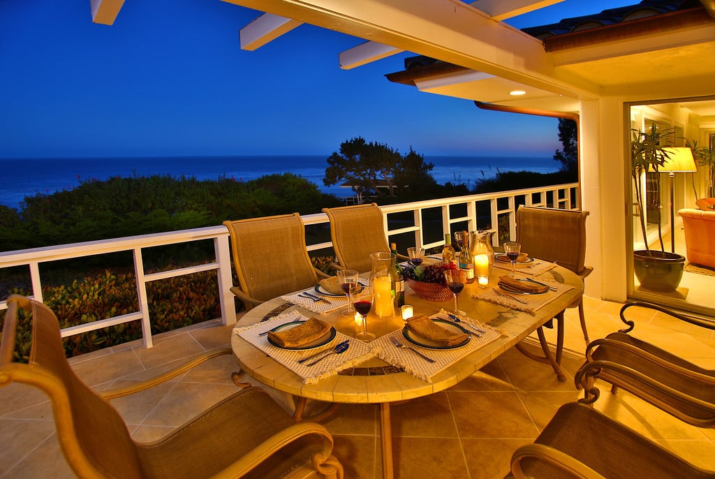 Oceanfront views from the back deck