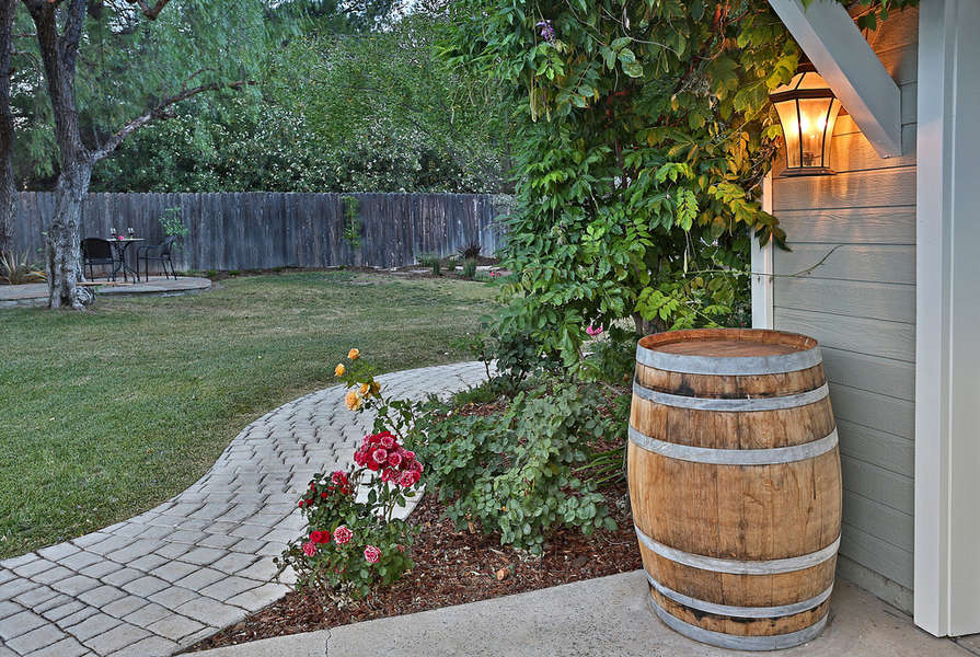 Whimsical wonderful Wine Barrel Cottage