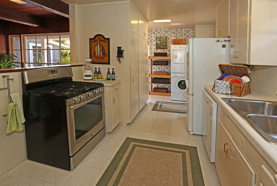 Galley Kitchen and Laundry