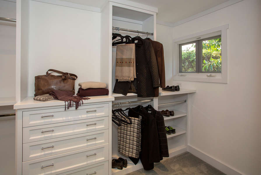 Organized Master Bedroom closet