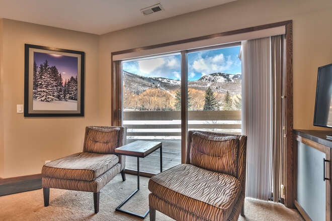 Private Deck with with Amazing Views of the Park City Ski Area