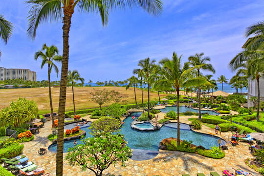 View of the Pool from your Lanai