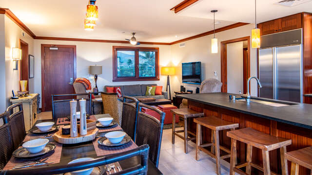 Roy Yamaguci Designed Kitchen with Bar Seating