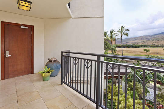 View of Front door and walk way