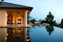 Infinity Pool with Outdoor Fireplace