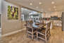 Fully equipped kitchen and dining area with seating for 6