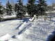 Front yard freestyle park fun for kids all winter, plus fun for adults too!  Disks and sleds included with your rental.
