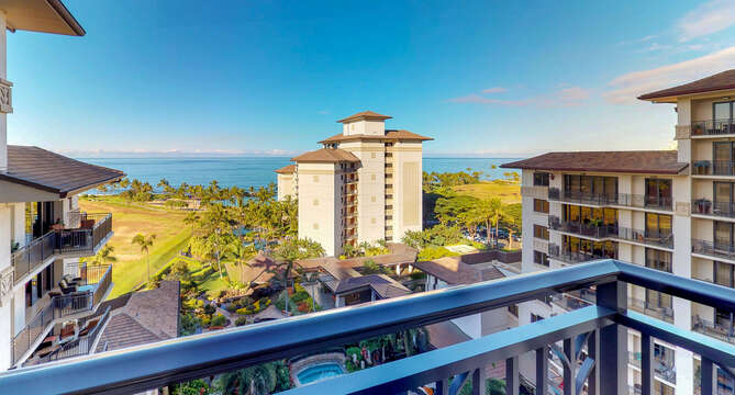 View or the Ocean and the Golf Course from our Ko Olina Condo.