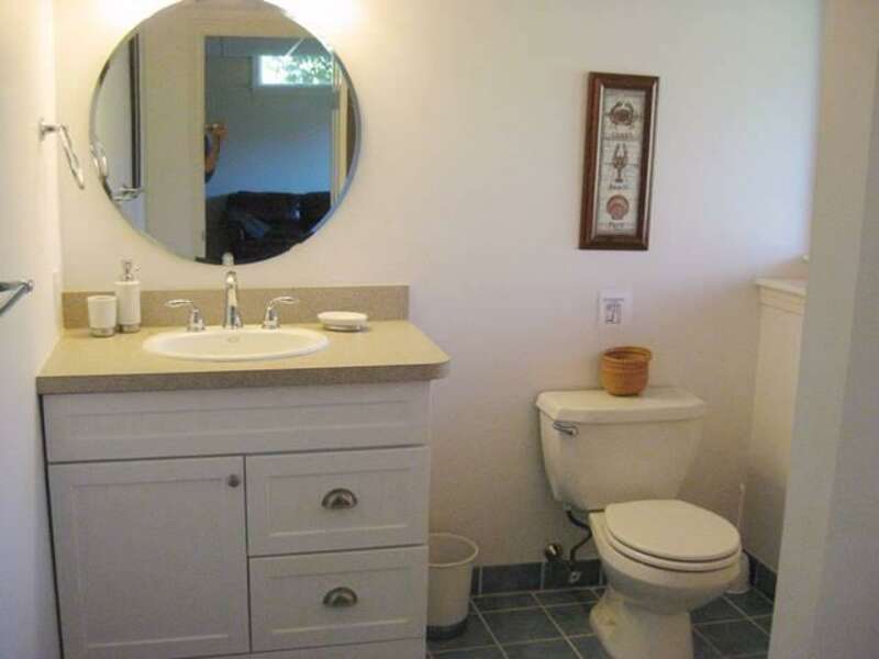 Lower Level Bathroom with shower -13 Monomoy Circle- Chatham- Cape Cod- New England Vacation Rentals
