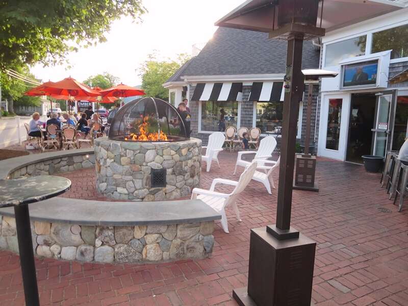 Stop by Ember for great pizza, outside firepit, patio, and bar! - Harwich Port Cape Cod New England Vacation Rentals