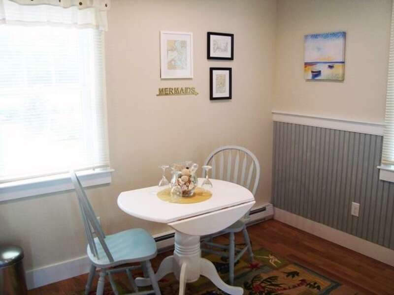 Dining area - 43A Old County Road South Harwich Cape Cod New England Vacation Rentals #BookNEVRDirectTheCottage