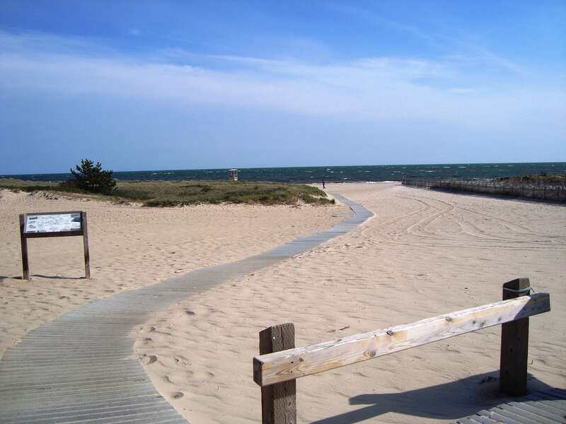 Bank Street Beach (saltwater), just 2.6 miles from the house- warmer water - gentle waves- Harwich Cape Cod New England Vacation Rentals