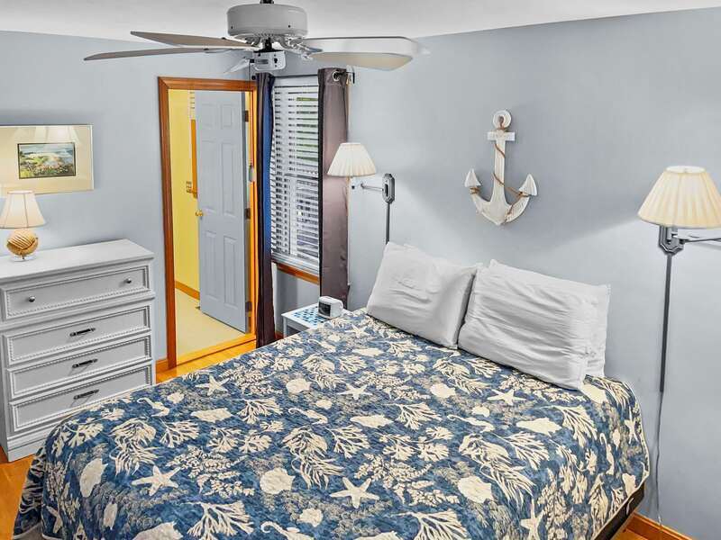 Primary Bedroom #1 with Queen Bed and EnSuite Bathroom - 11 Cranwood Road Harwich Cape Cod New England Vacation Rentals-#BookNEVRDirectAoibhneas